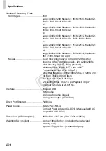 Предварительный просмотр 224 страницы Canon PowerShot S100 DIGITAL ELPH User Manual