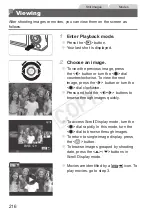 Предварительный просмотр 216 страницы Canon PowerShot S110 Digital ELPH User Manual