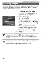 Предварительный просмотр 240 страницы Canon PowerShot S110 Digital ELPH User Manual