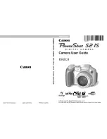 Предварительный просмотр 1 страницы Canon Powershot S2 IS User Manual