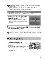 Предварительный просмотр 65 страницы Canon Powershot S2 IS User Manual