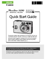 Preview for 3 page of Canon PowerShot S230 DIGITAL ELPH Connection Manual