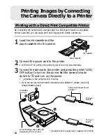 Preview for 14 page of Canon PowerShot S230 DIGITAL ELPH Connection Manual