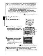 Предварительный просмотр 6 страницы Canon PowerShot S3 IS Digital Camera User Manual