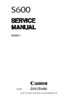 Canon PowerShot S500 Digital ELPH Service Manual preview