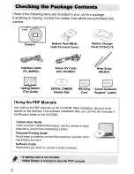 Preview for 2 page of Canon PowerShot S95 Getting Started