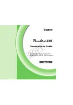 Preview for 1 page of Canon PowerShot S95 User Manual