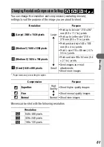 Предварительный просмотр 63 страницы Canon PowerShot SD100 User Manual