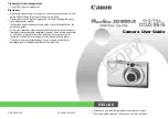 Canon PowerShot SD1200 IS Digital ELPH User Manual предпросмотр