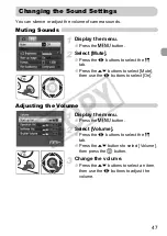 Предварительный просмотр 47 страницы Canon PowerShot SD1200 IS Digital ELPH User Manual