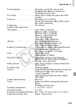 Предварительный просмотр 129 страницы Canon PowerShot SD1200 IS Digital ELPH User Manual