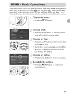 Предварительный просмотр 47 страницы Canon POWERSHOT SD4500 IS User Manual