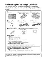 Предварительный просмотр 2 страницы Canon POWERSHOT SD770IS User Manual