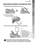 Предварительный просмотр 11 страницы Canon POWERSHOT SD870IS User Manual