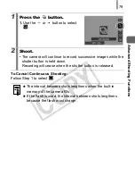 Предварительный просмотр 81 страницы Canon Powershot SD890 IS User Manual