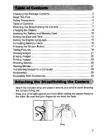 Предварительный просмотр 7 страницы Canon PowerShot SD940IS Digital Elph Getting Started