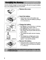 Предварительный просмотр 8 страницы Canon PowerShot SD940IS Digital Elph Getting Started