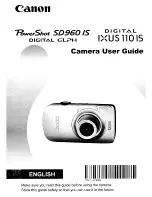 Предварительный просмотр 1 страницы Canon PowerShot SD960 IS Digital ELPH User Manual