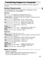 Предварительный просмотр 35 страницы Canon PowerShot SD960 IS Digital ELPH User Manual