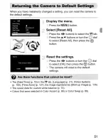 Предварительный просмотр 51 страницы Canon PowerShot SD960 IS Digital ELPH User Manual
