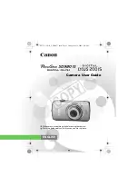 Canon Powershot SD980 IS Digital Elph User Manual предпросмотр