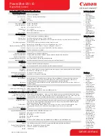 Preview for 2 page of Canon PowerShot SX1 IS Technical Specifications