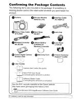 Предварительный просмотр 2 страницы Canon PowerShot SX1 IS User Manual