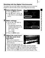 Предварительный просмотр 73 страницы Canon PowerShot SX1 IS User Manual