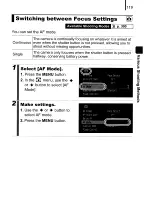 Предварительный просмотр 121 страницы Canon PowerShot SX1 IS User Manual