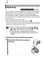 Предварительный просмотр 272 страницы Canon PowerShot SX1 IS User Manual