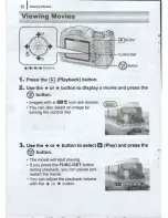 Предварительный просмотр 18 страницы Canon PowerShot SX100 IS Getting Started Manual