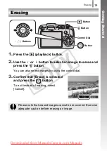 Предварительный просмотр 21 страницы Canon PowerShot SX110 IS User Manual