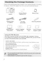 Предварительный просмотр 2 страницы Canon Powershot SX120 IS Owner'S Manual