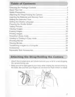 Предварительный просмотр 7 страницы Canon Powershot SX120 IS Owner'S Manual