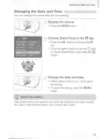 Preview for 13 page of Canon Powershot SX120 IS Owner'S Manual