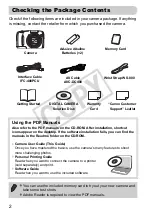 Предварительный просмотр 2 страницы Canon Powershot SX120 IS User Manual