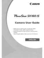 Canon POWERSHOT SX160IS User Manual предпросмотр