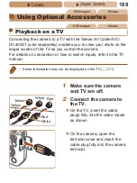 Предварительный просмотр 189 страницы Canon PowerShot SX170 IS User Manual