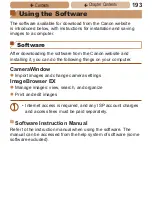 Предварительный просмотр 193 страницы Canon PowerShot SX170 IS User Manual