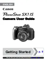 Canon PowerShot SX1IS User Manual предпросмотр