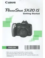 Canon Powershot SX20 IS Getting Started preview