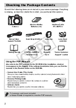 Предварительный просмотр 2 страницы Canon Powershot SX20 IS User Manual