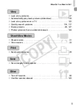 Предварительный просмотр 5 страницы Canon Powershot SX20 IS User Manual