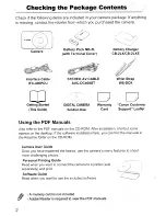 Preview for 2 page of Canon PowerShot SX210 IS Getting Started