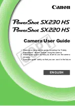 Canon PowerShot SX220 HS User Manual предпросмотр