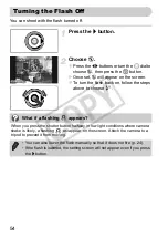 Предварительный просмотр 54 страницы Canon PowerShot SX220 HS User Manual