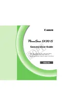 Canon PowerShot SX30 IS User Manual предпросмотр