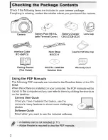 Предварительный просмотр 2 страницы Canon Powershot SX40 HS Getting Started