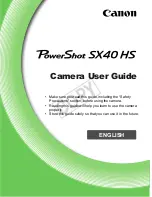 Предварительный просмотр 37 страницы Canon Powershot SX40 HS Getting Started