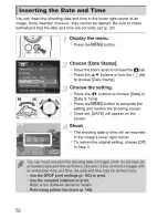 Preview for 52 page of Canon POWERSHOT SX40HS User Manual